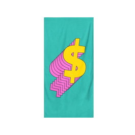 Mijölnir Toalla de playa Dollar Baskili Verde